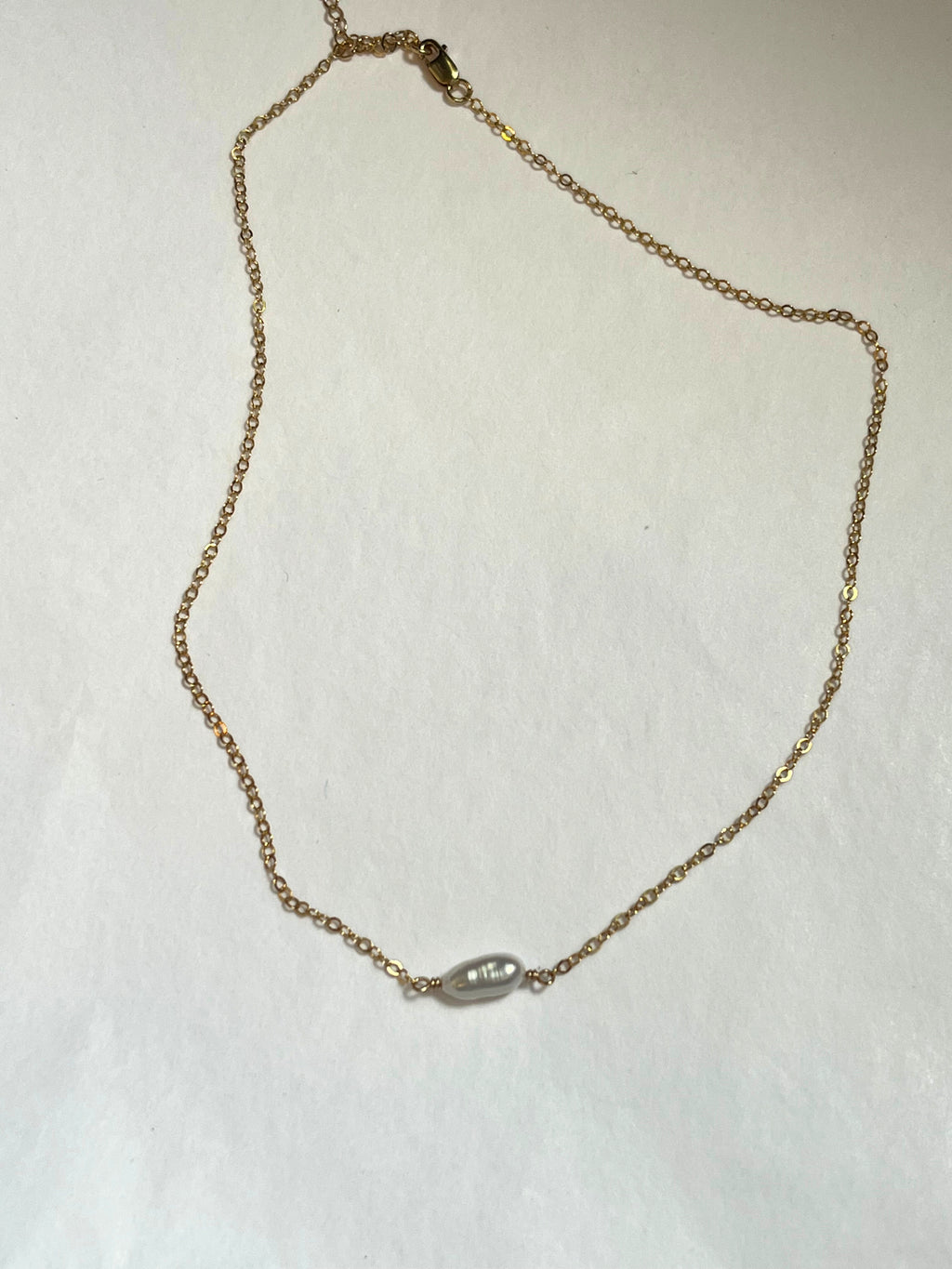 Soleil Simple Pearl Necklace [LIMITED EDITION]