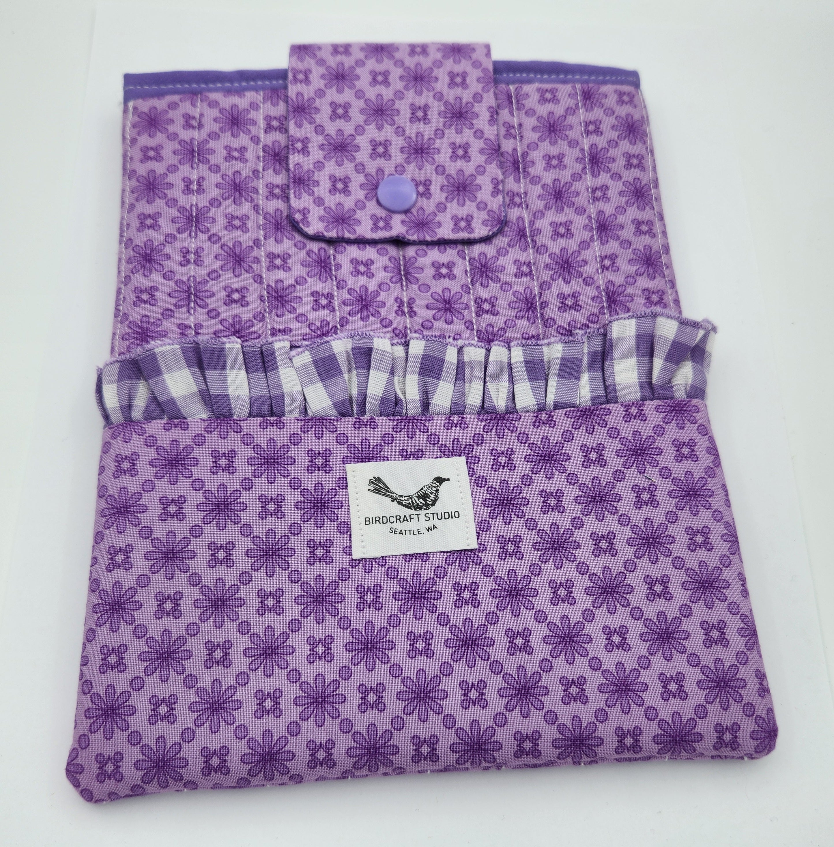 Purple Flowers Kindle Sleeve