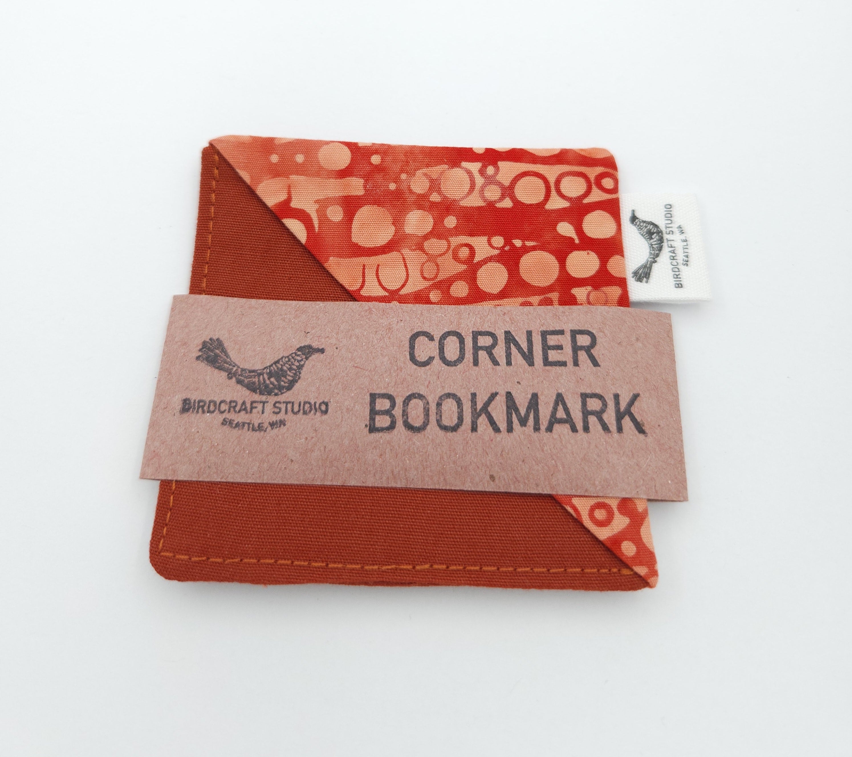 Red Orange Dye Bookmark