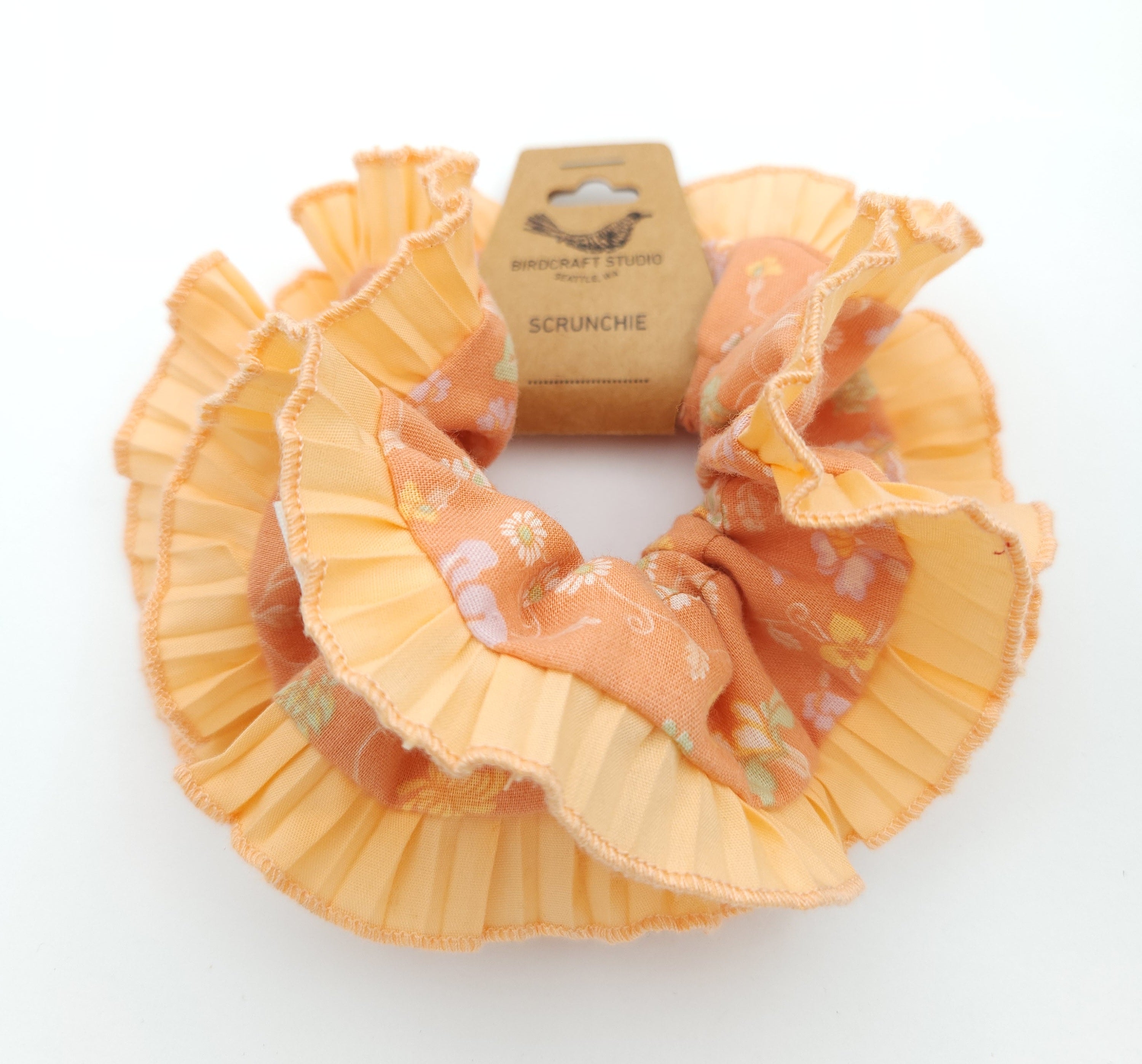 Light Floral Scrunchie