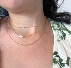 Lennox Mixed Metals Bar Necklace [LIMITED EDITION]