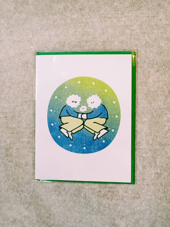 Star Cluster Baby Greeting Card