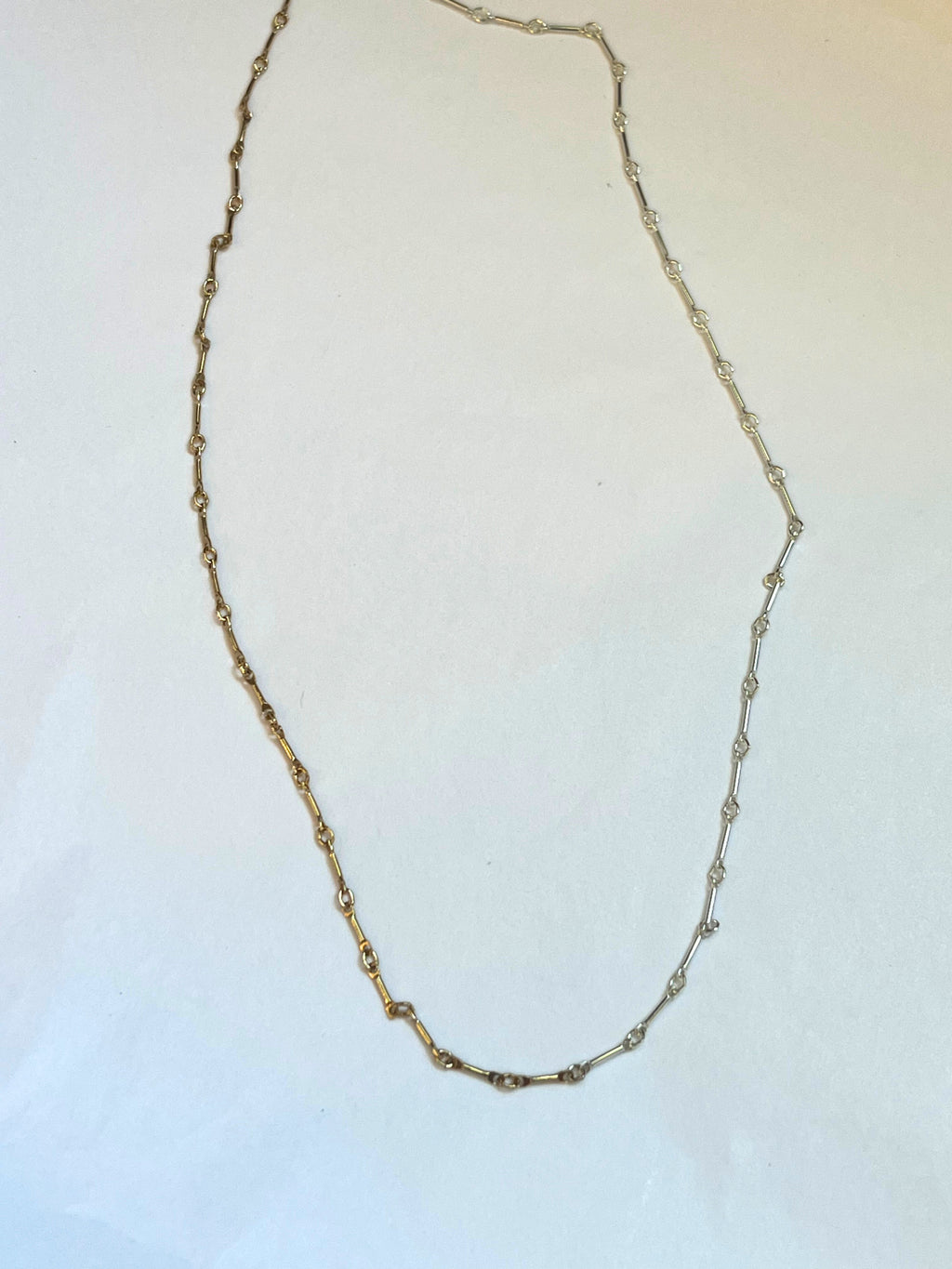 Lennox Mixed Metals Bar Necklace [LIMITED EDITION]