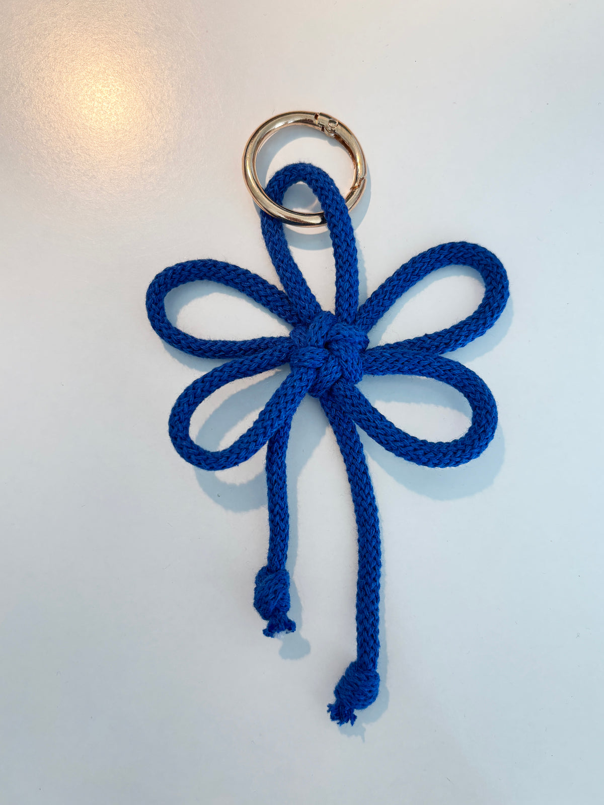 Hana Knot Charm in Blue