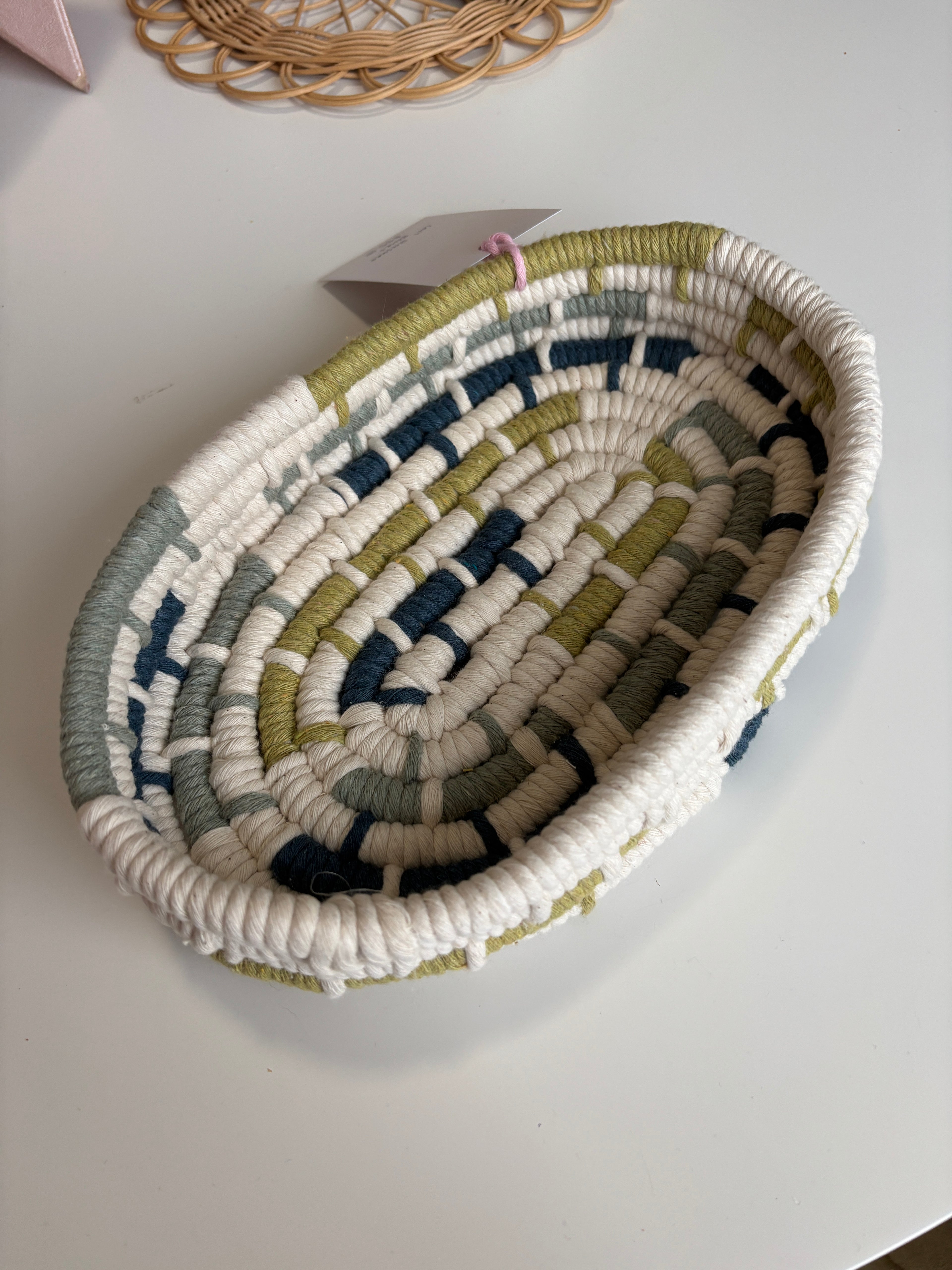 Coil Basket in Blues