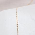 Dainty Curb Chain Necklace
