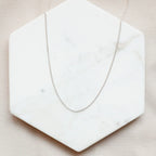 Dainty Curb Chain Necklace