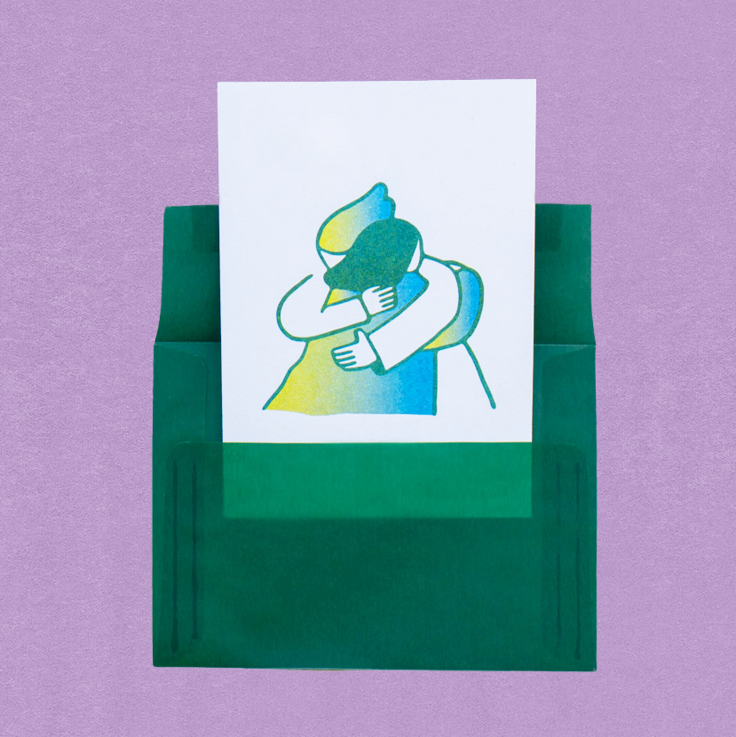 Here's a Hug Greeting Card