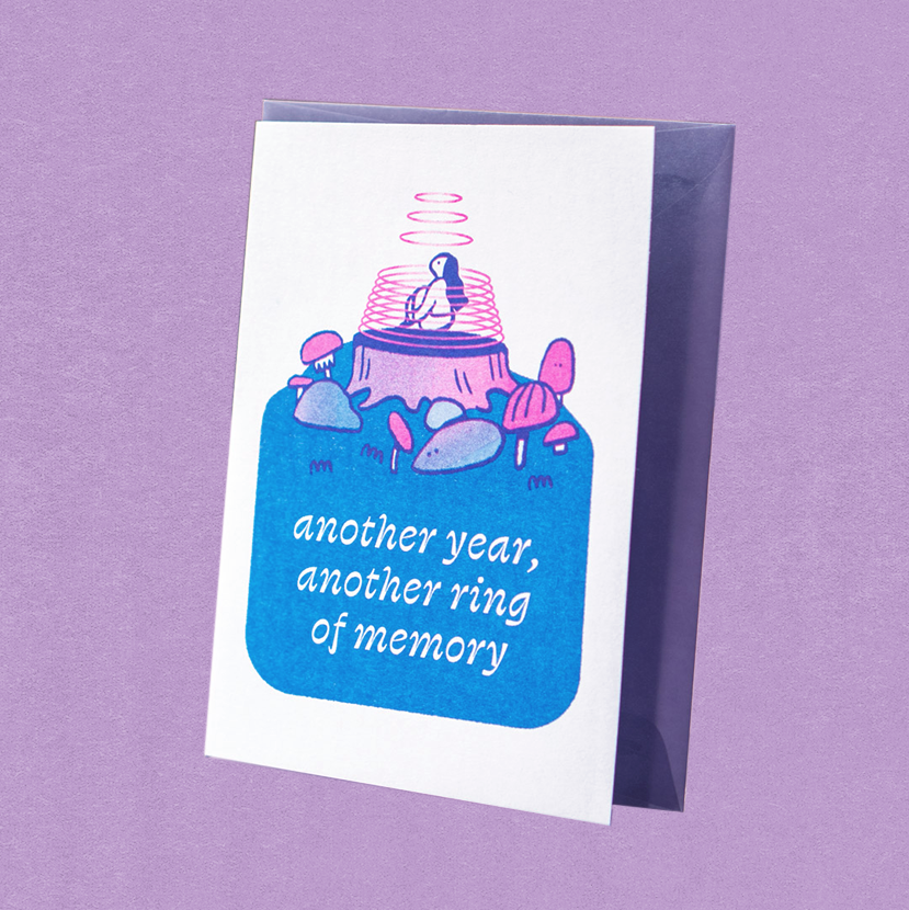 Another Year, Another Ring Greeting Card