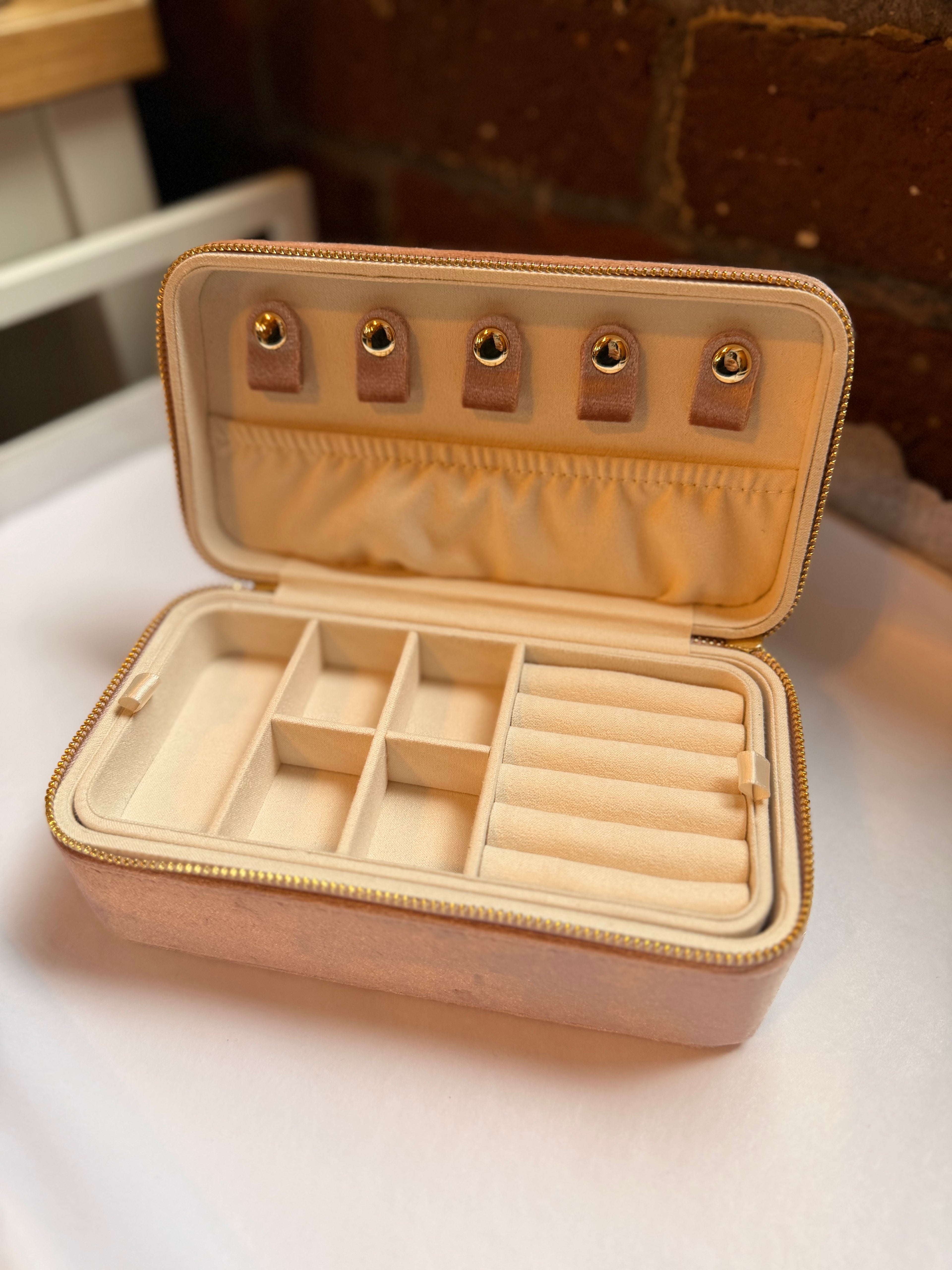 Rectangle Travel Jewelry Case, Extra Large