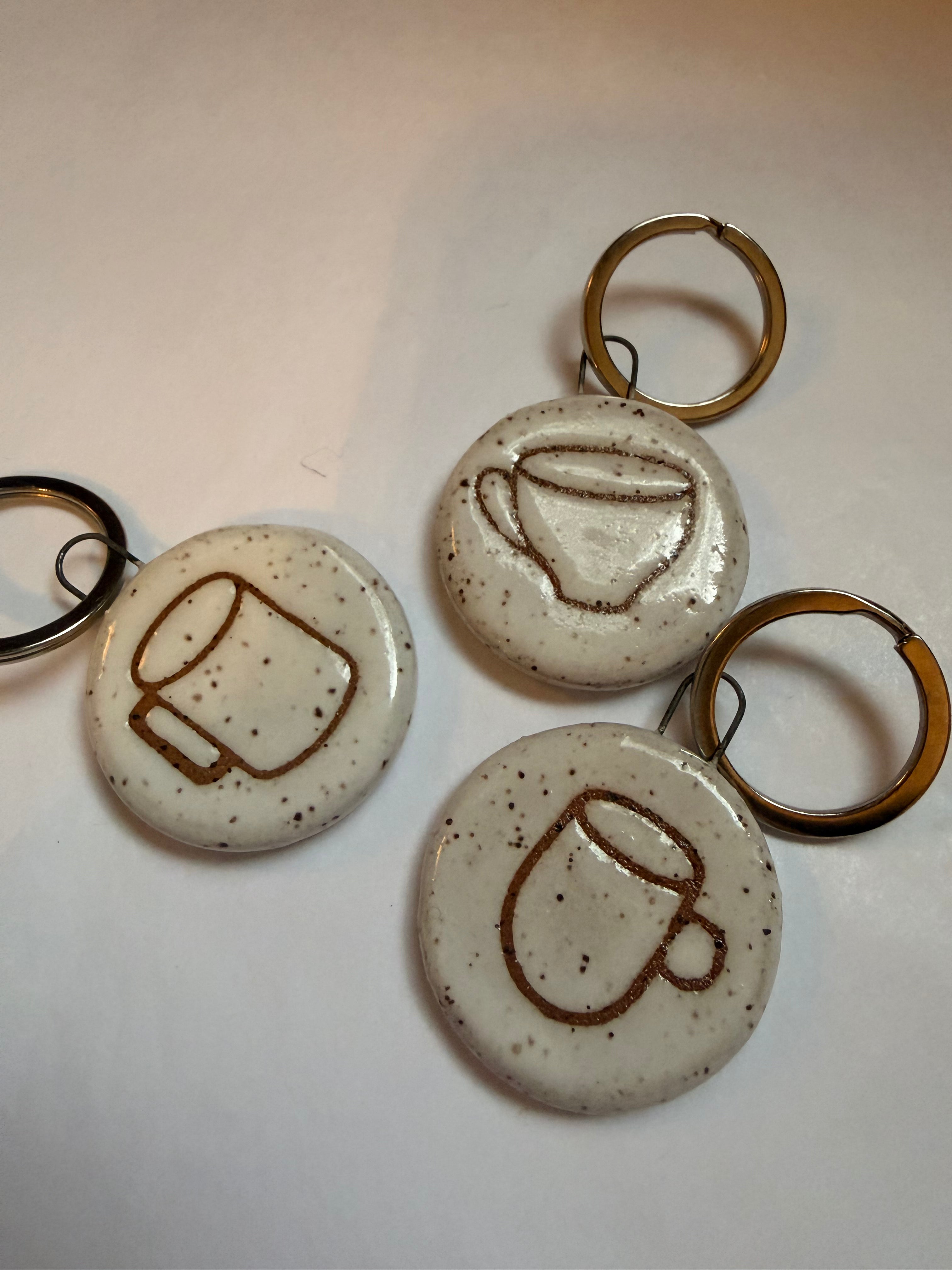 Coffee Mug Keyring