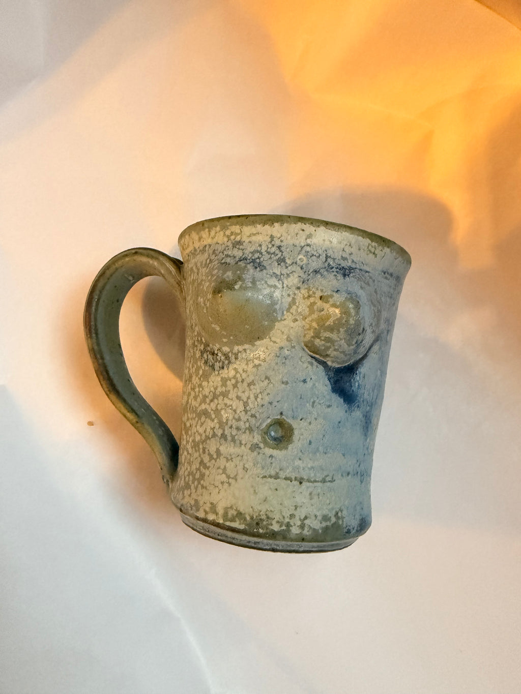 Blue Curvy Lady Mug
