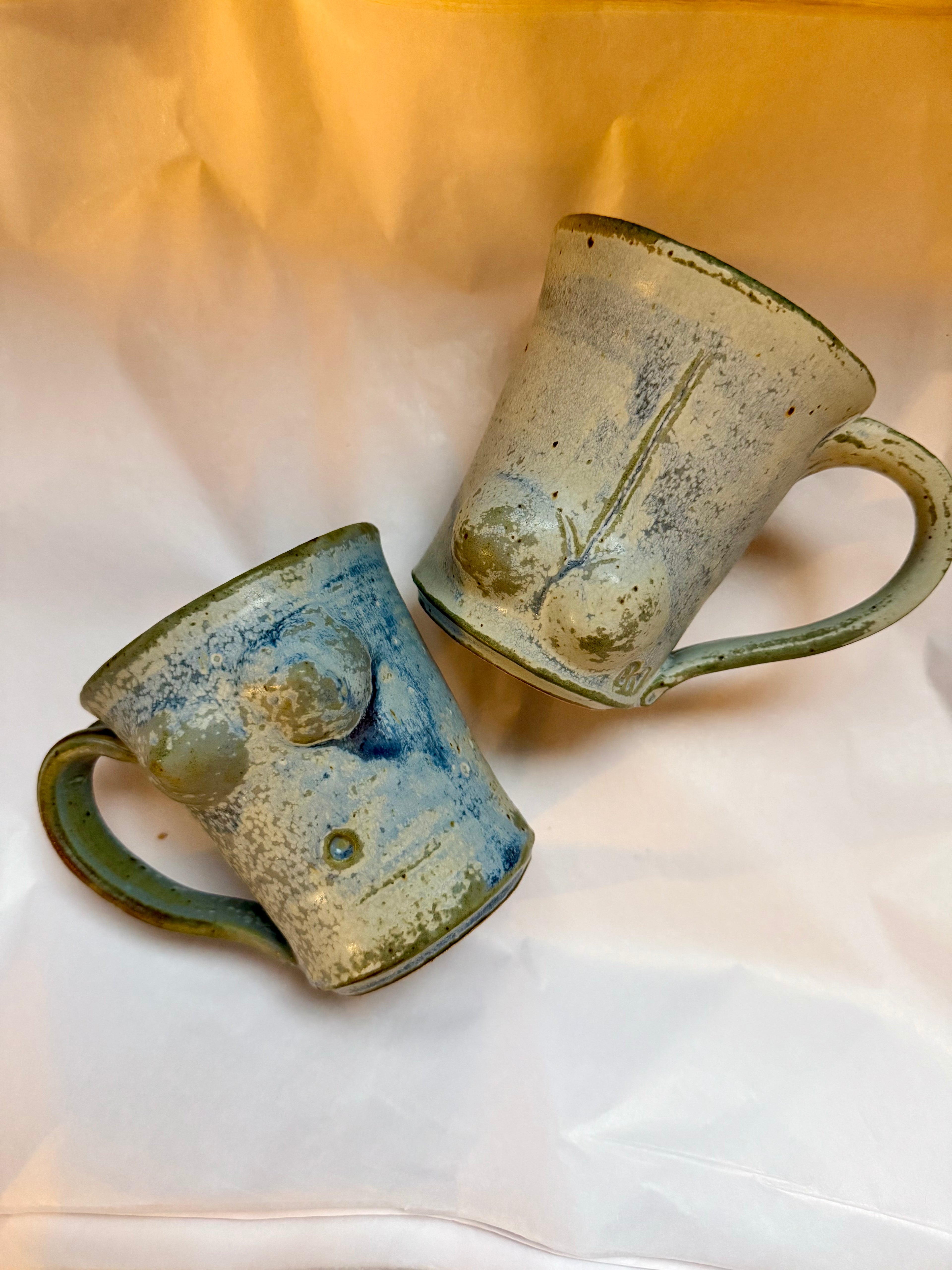 Blue Curvy Lady Mug
