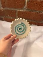 Scallop Spiral Trinket Dish