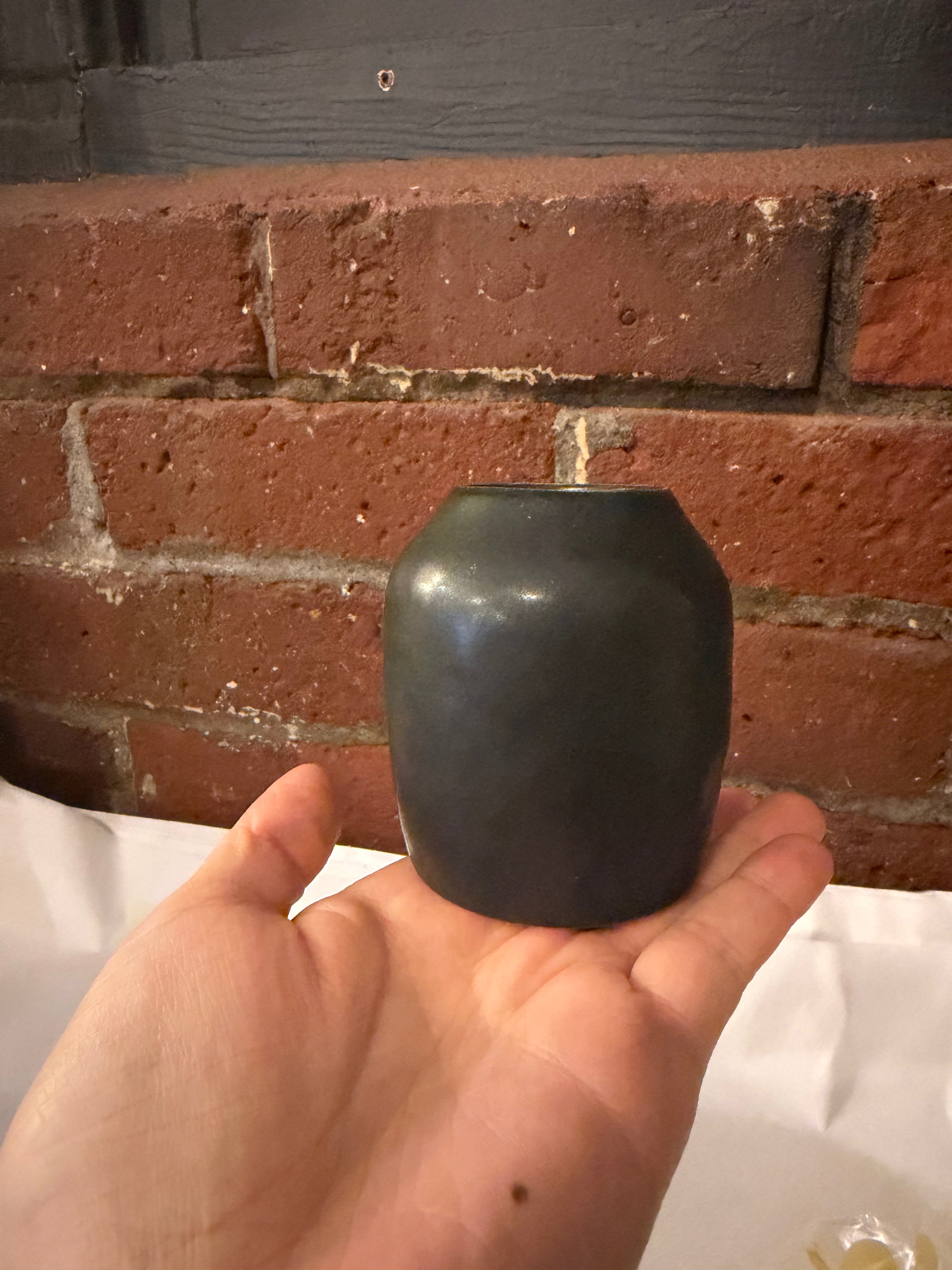 Black Bud Vase