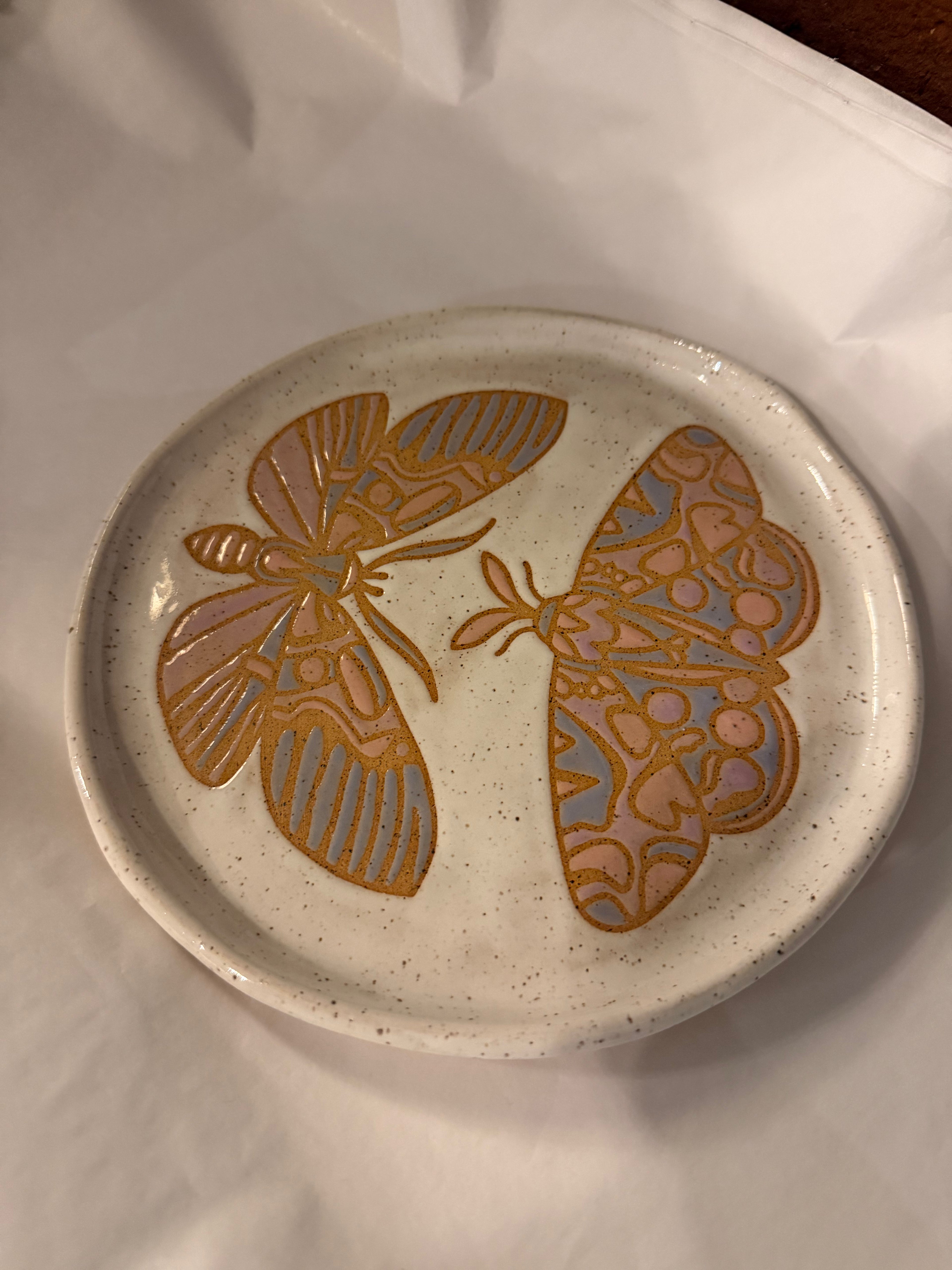 Purple Moth Plate