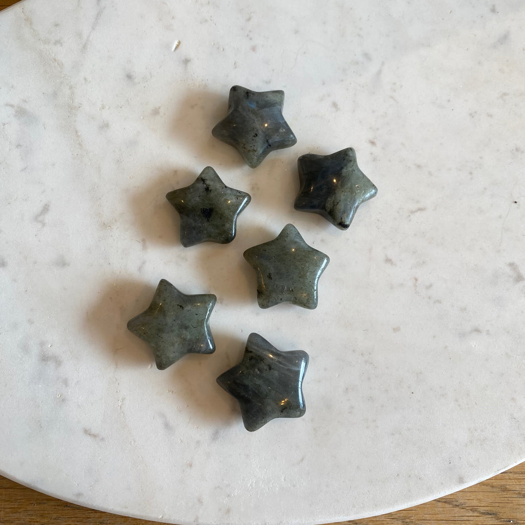 Labradorite Crystal Star