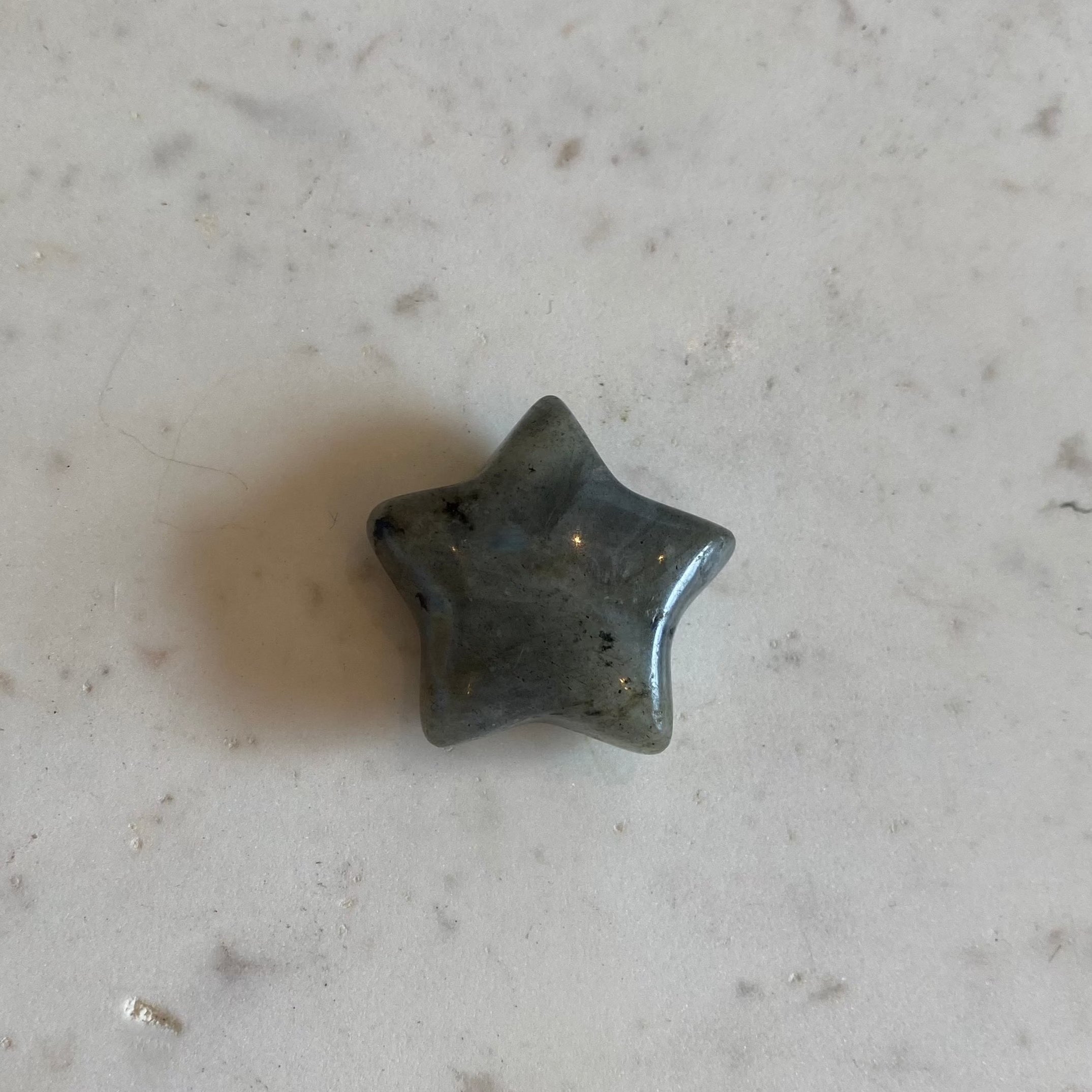 Labradorite Crystal Star