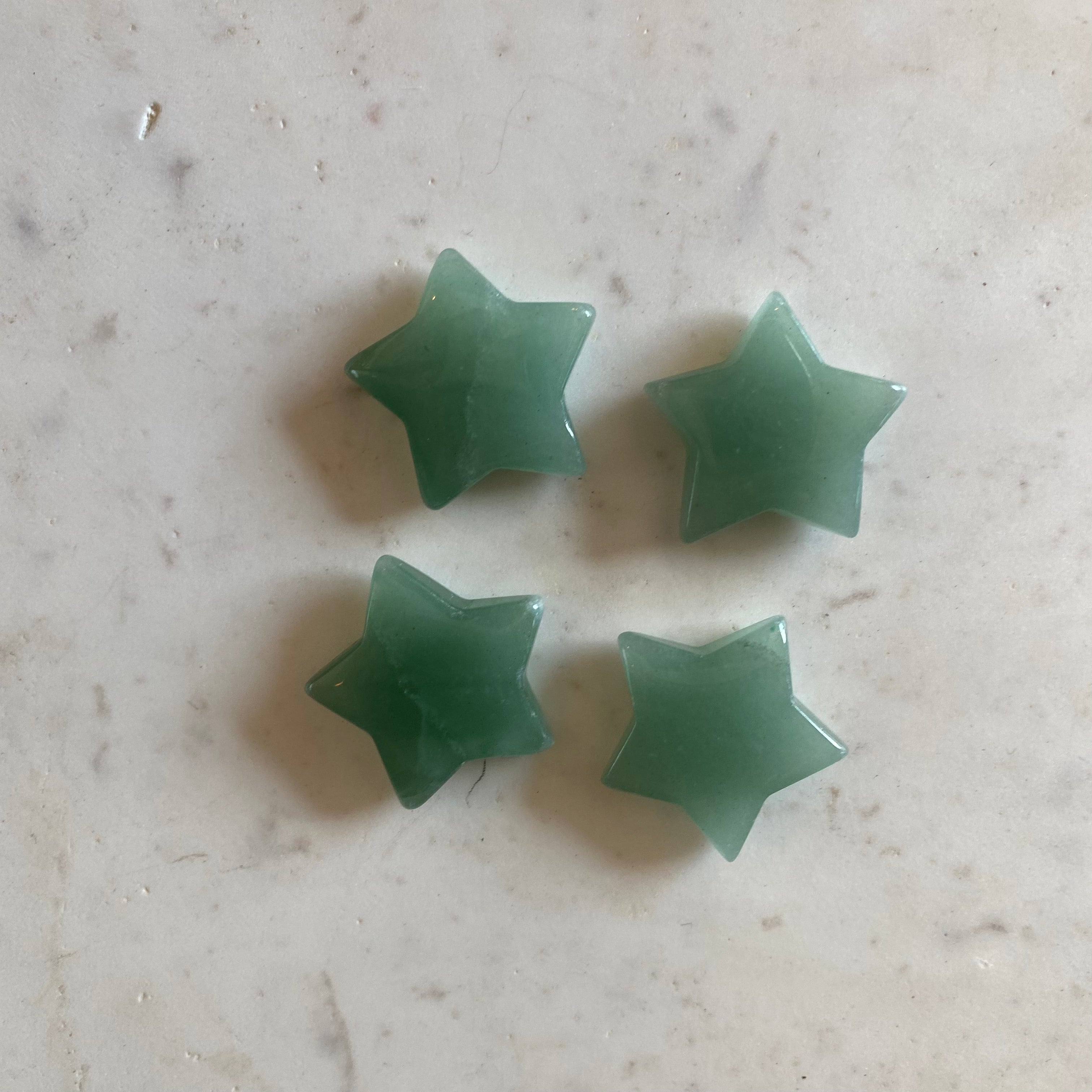 Green Aventurine Crystal Star