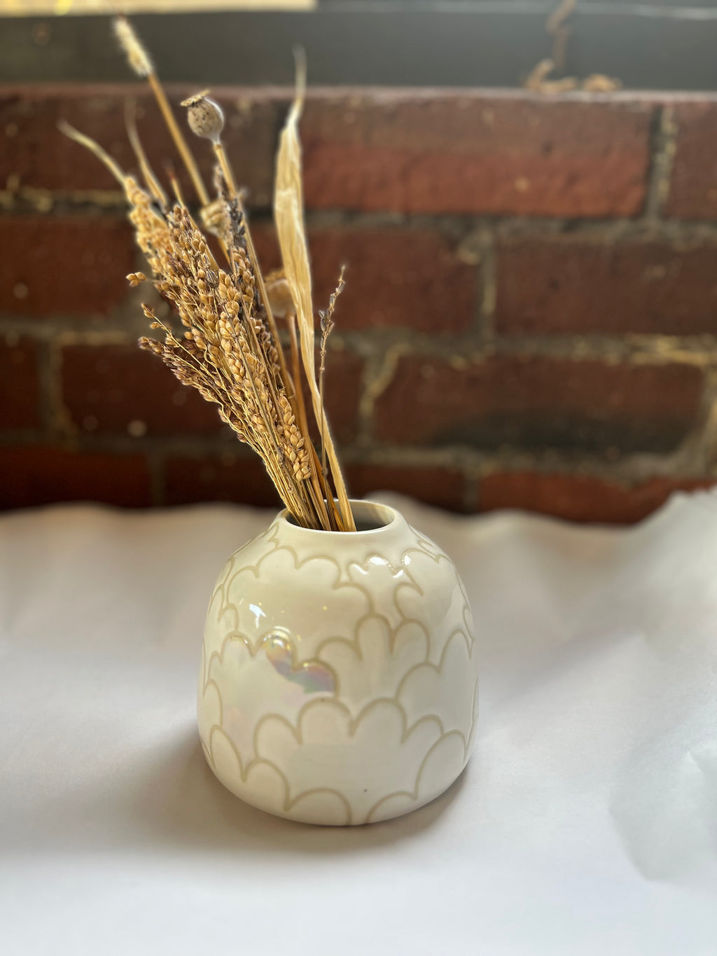 Iridescent Stem Vase