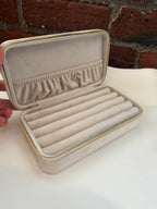 Rectangle Travel Jewelry Case, Large Short