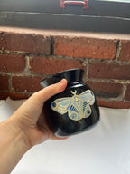Black Moth Vase