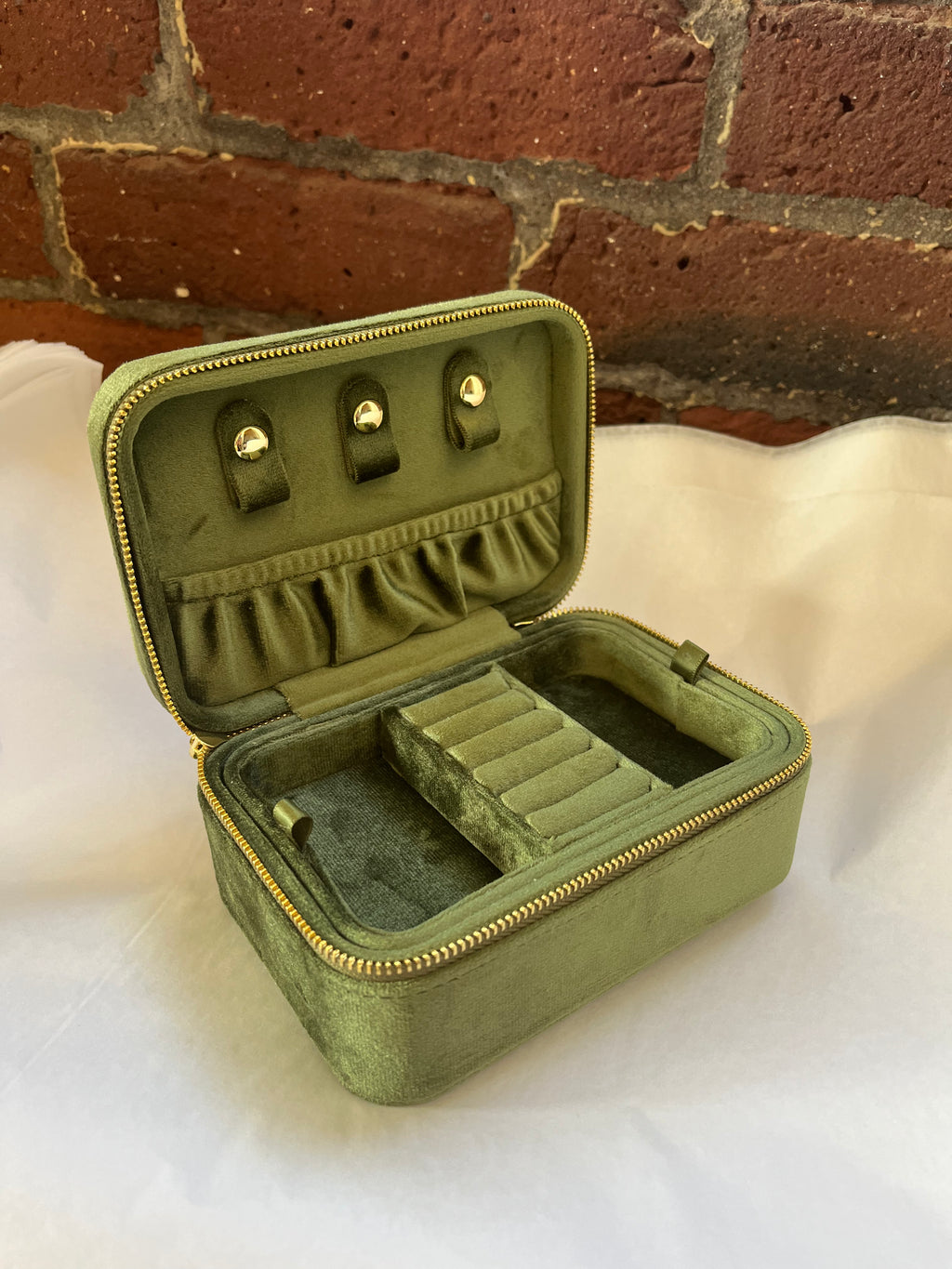 Rectangle Travel Jewelry Case, Large