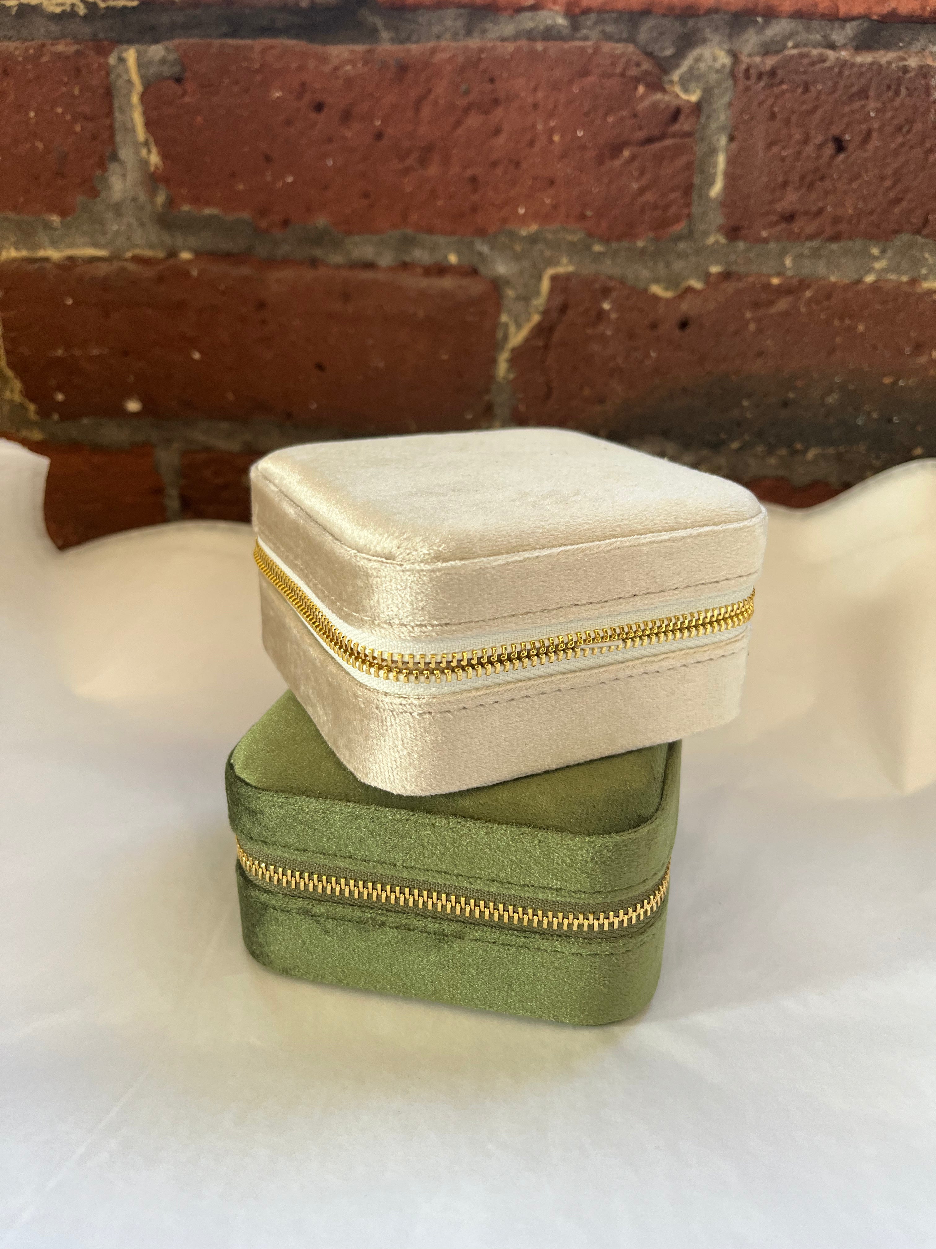 Square Travel Jewelry Case