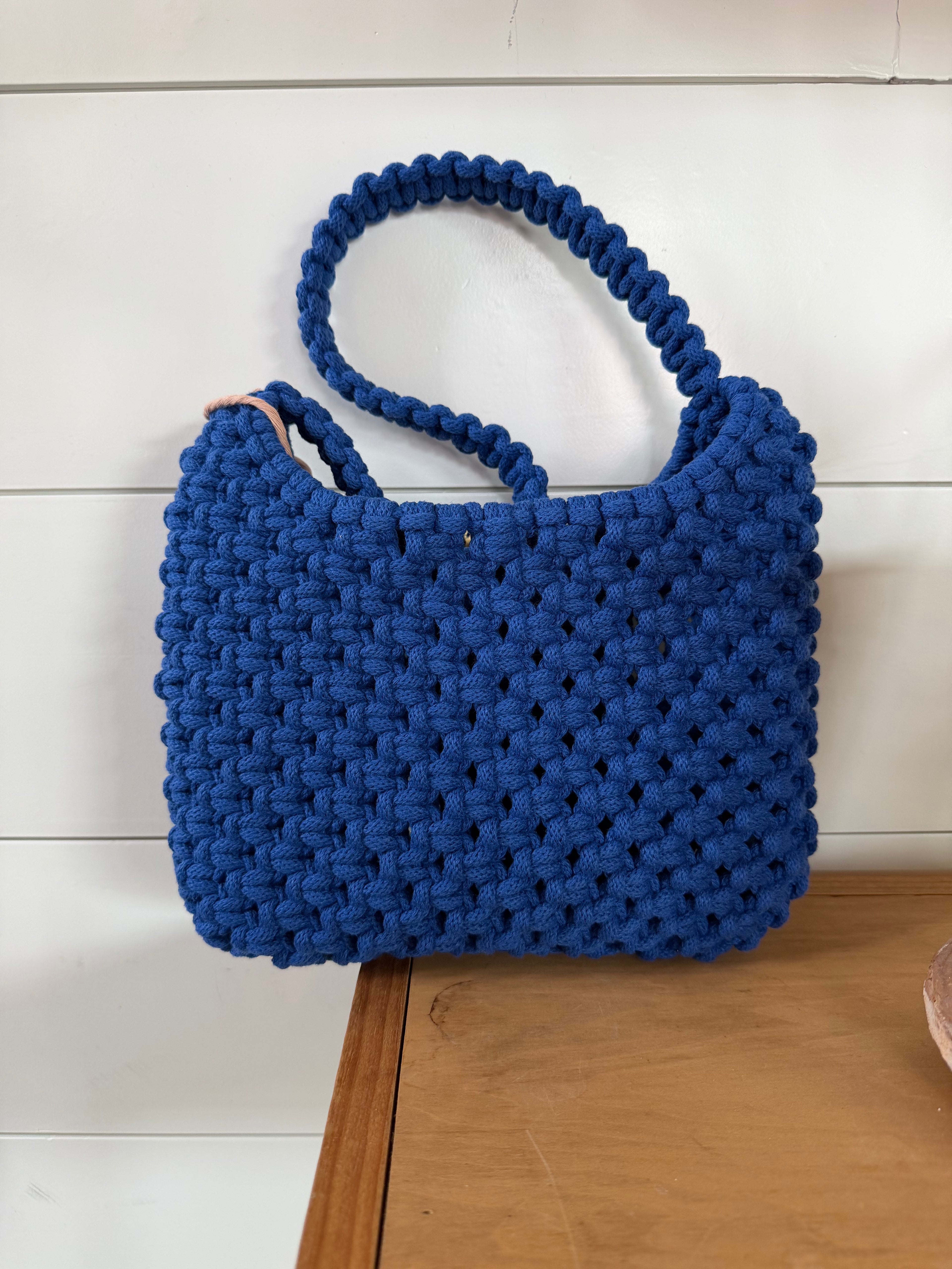 Mini Shoulder Bag in Cobalt