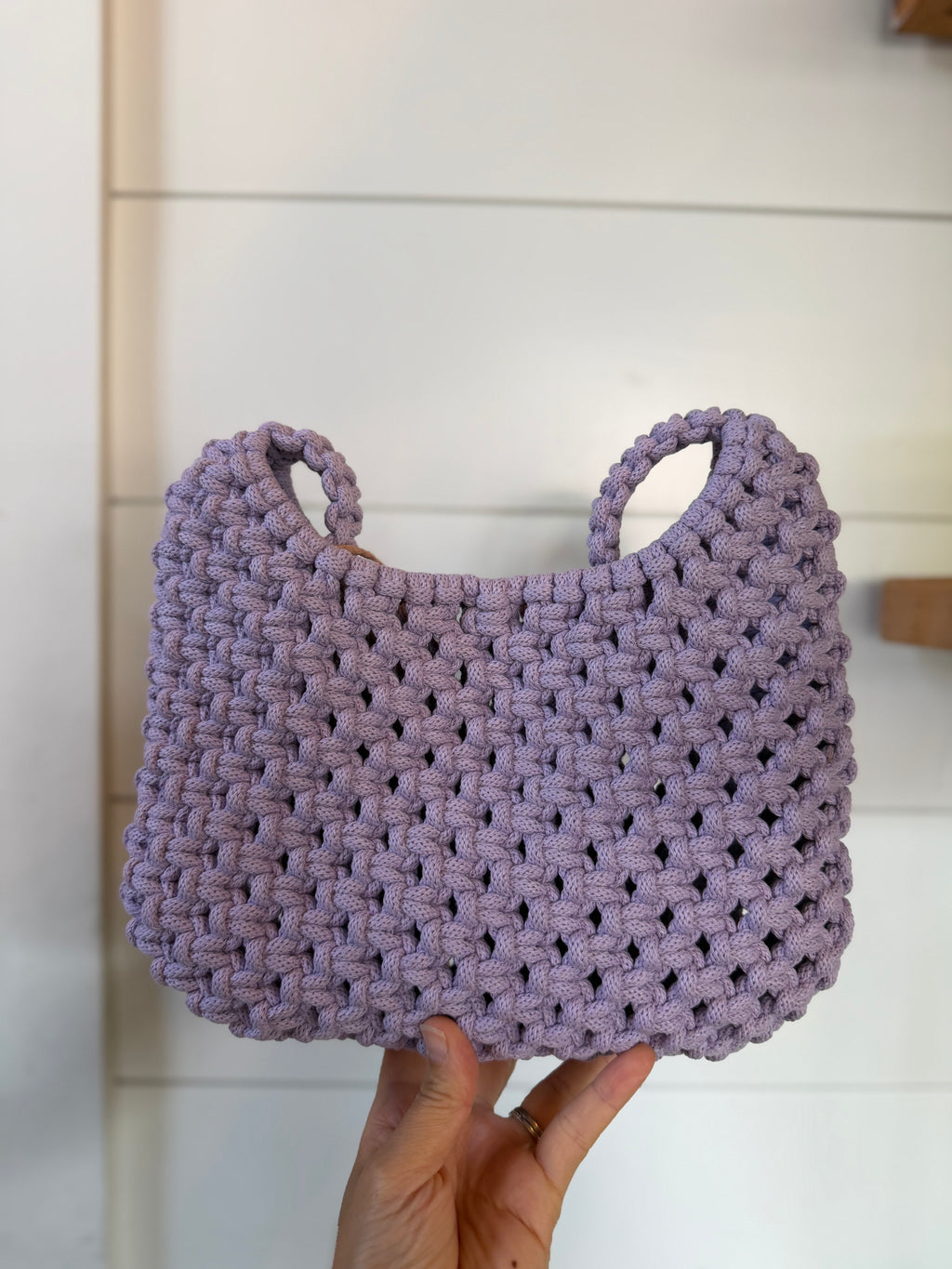 Mini Shoulder Bag in Lavender