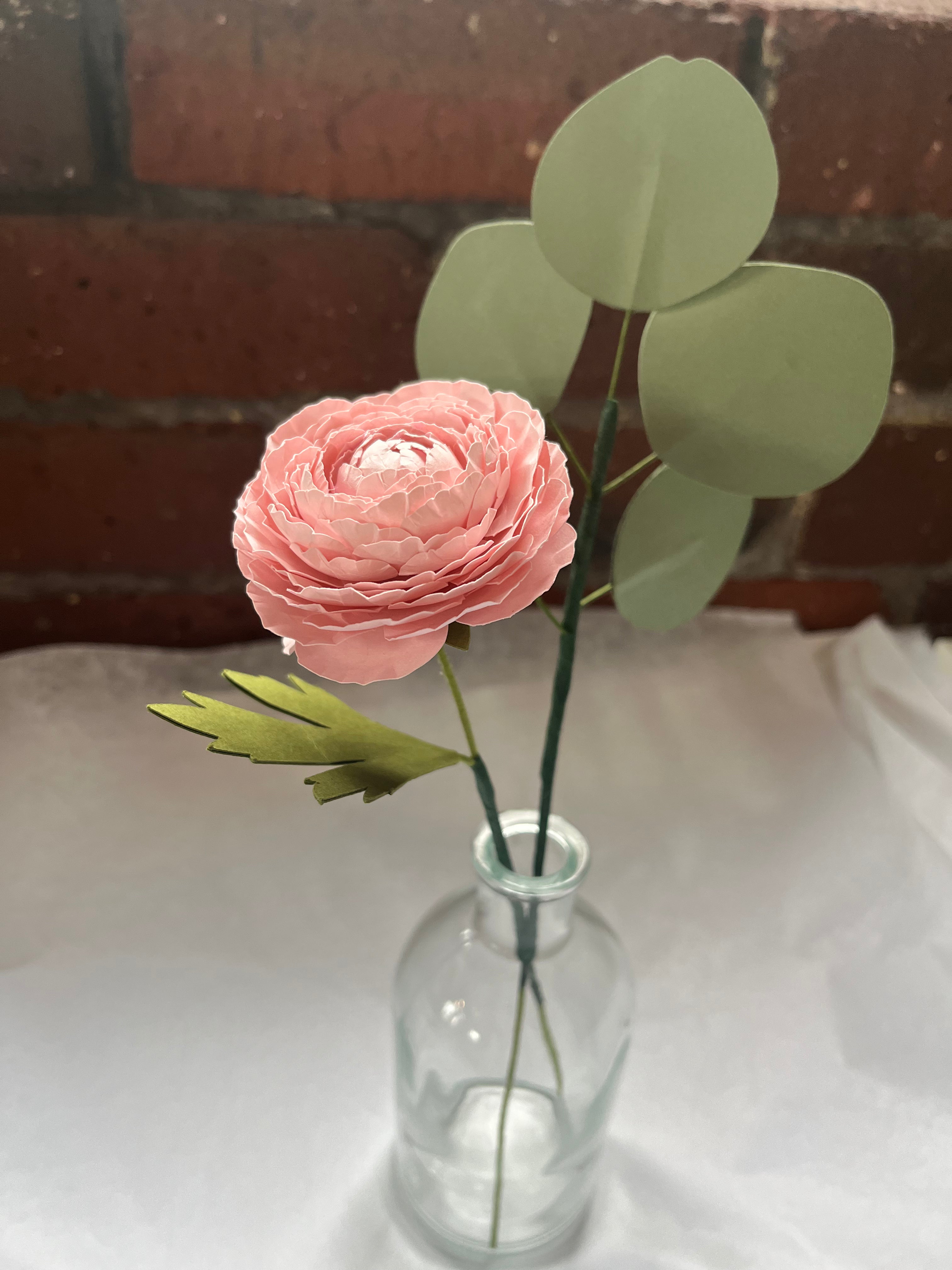Paper Flower Ranunculus Paper Flowers – Station 7
