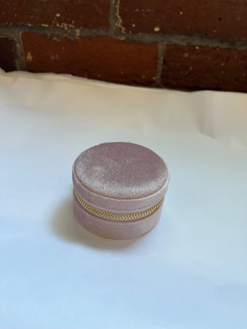 Round Travel Jewelry Case