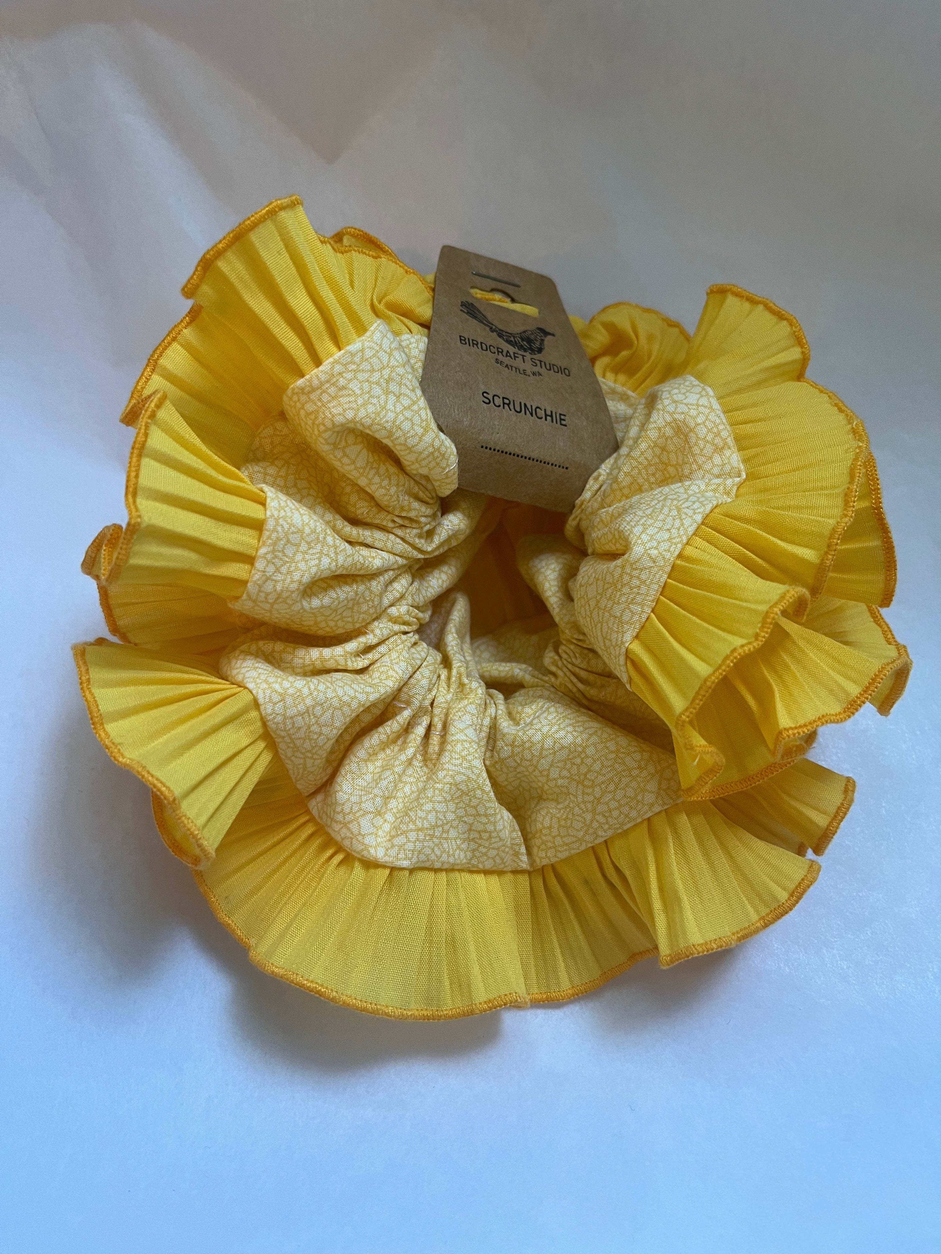 Yellow Sunshine Scrunchie
