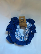 Blue Rumba Scrunchie