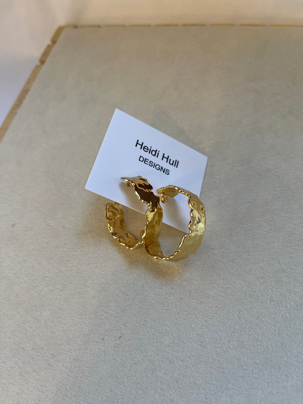 Painted Hoop Earrings