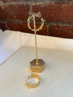 Painted Hoop Earrings