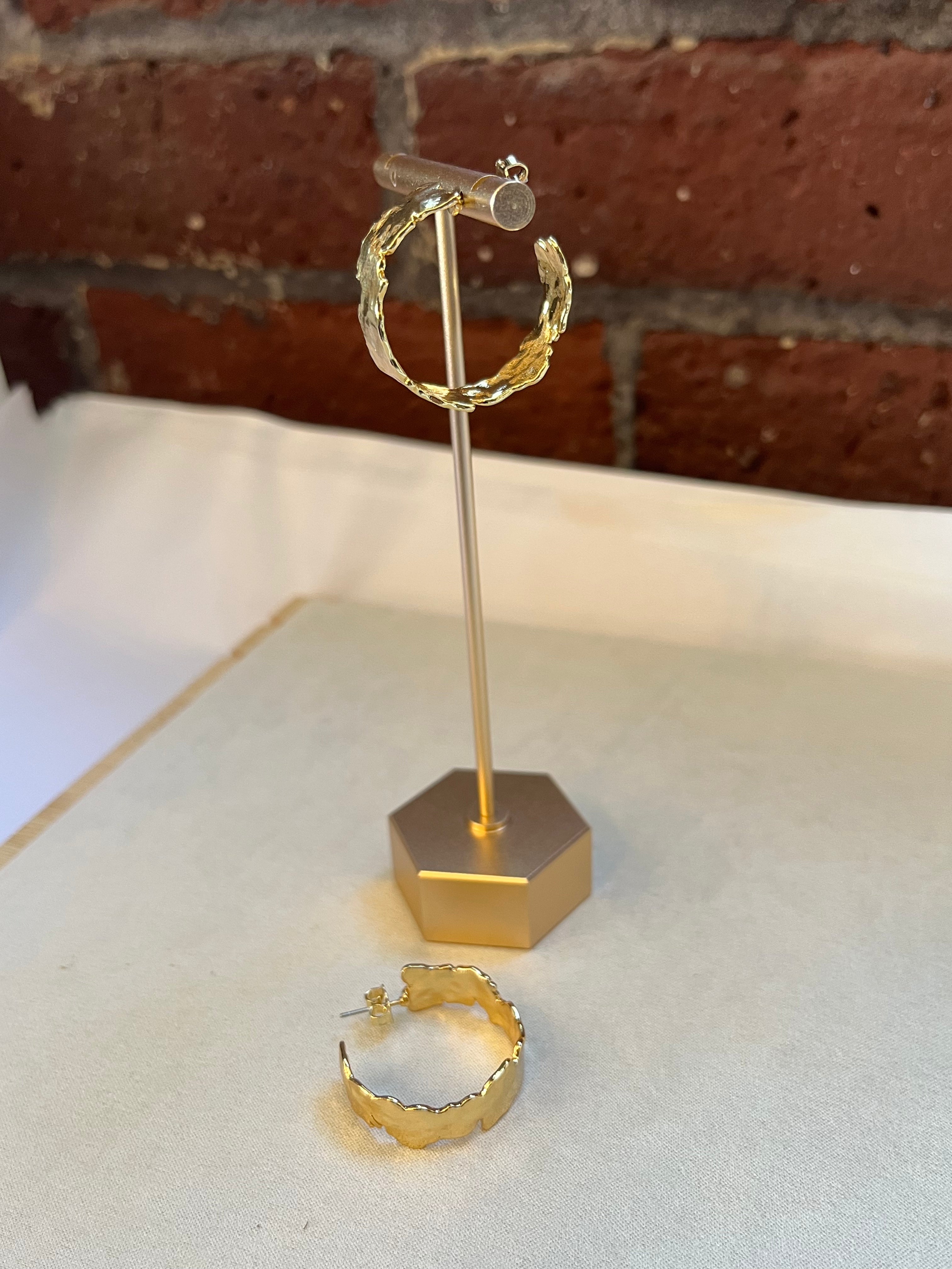 Painted Hoop Earrings