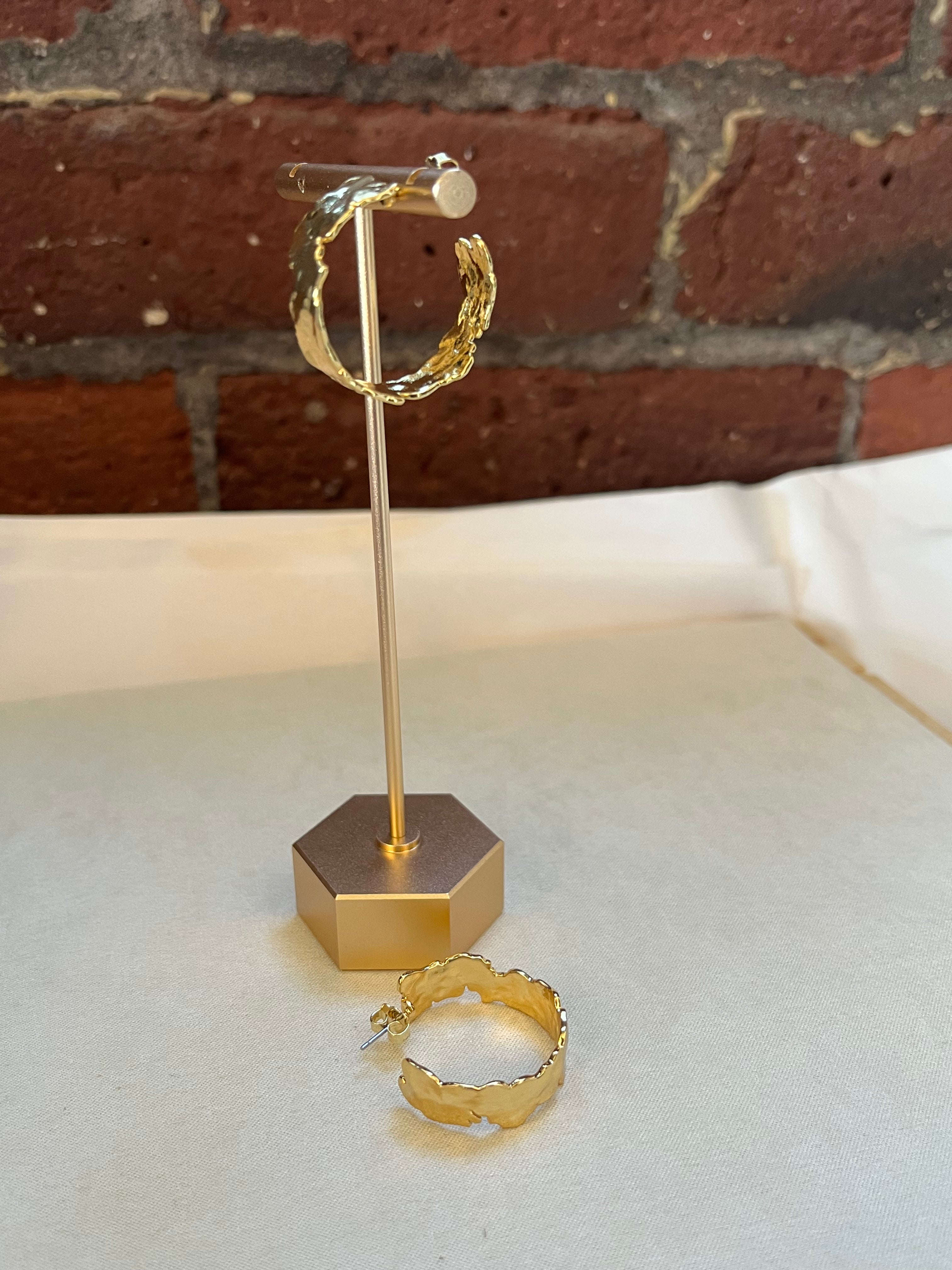 Painted Hoop Earrings