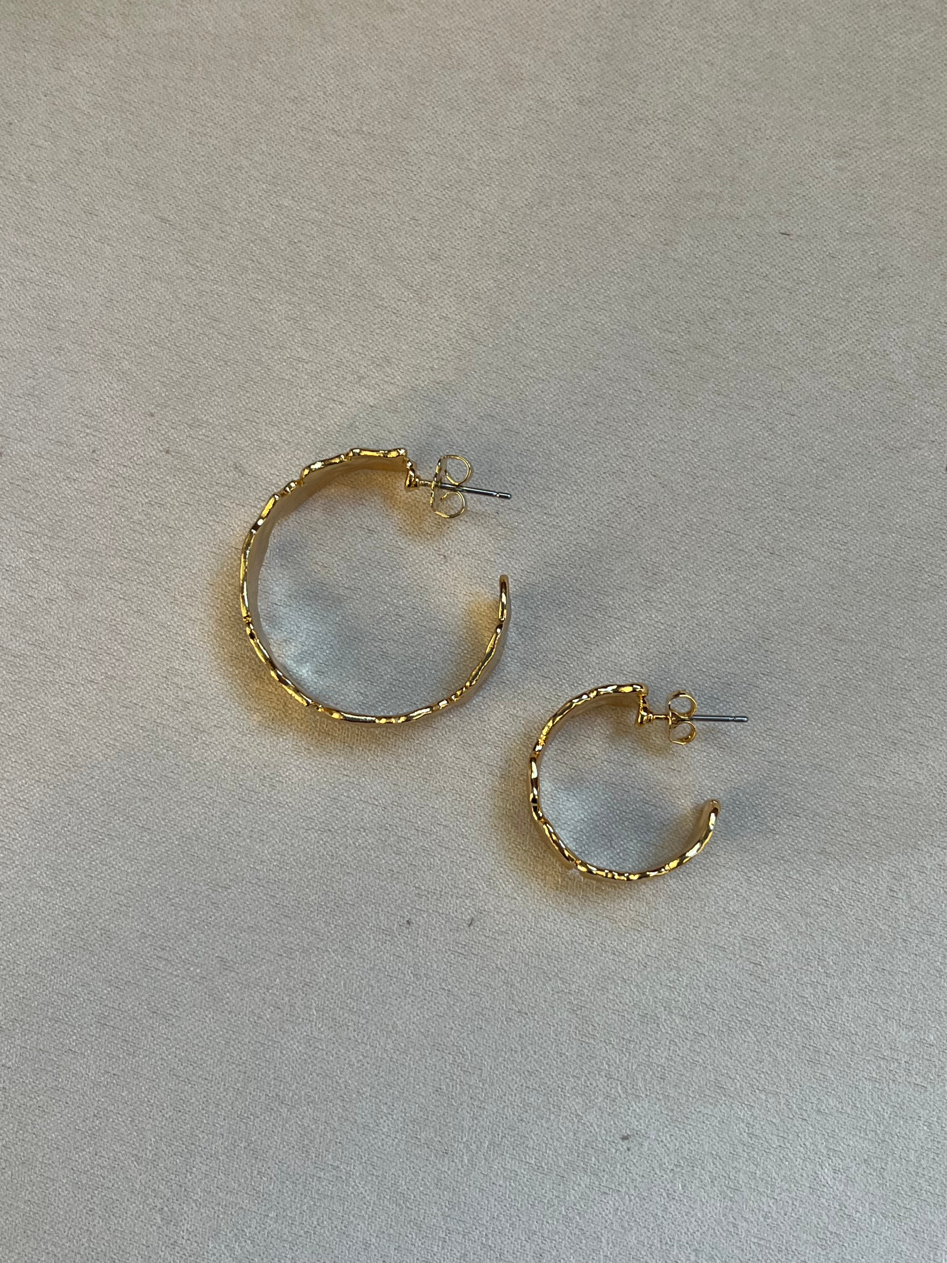 Painted Hoop Earrings