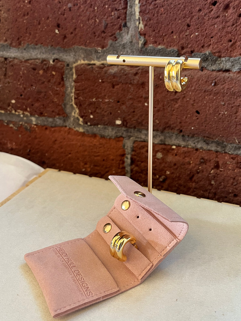 Double Up Hoop Earrings