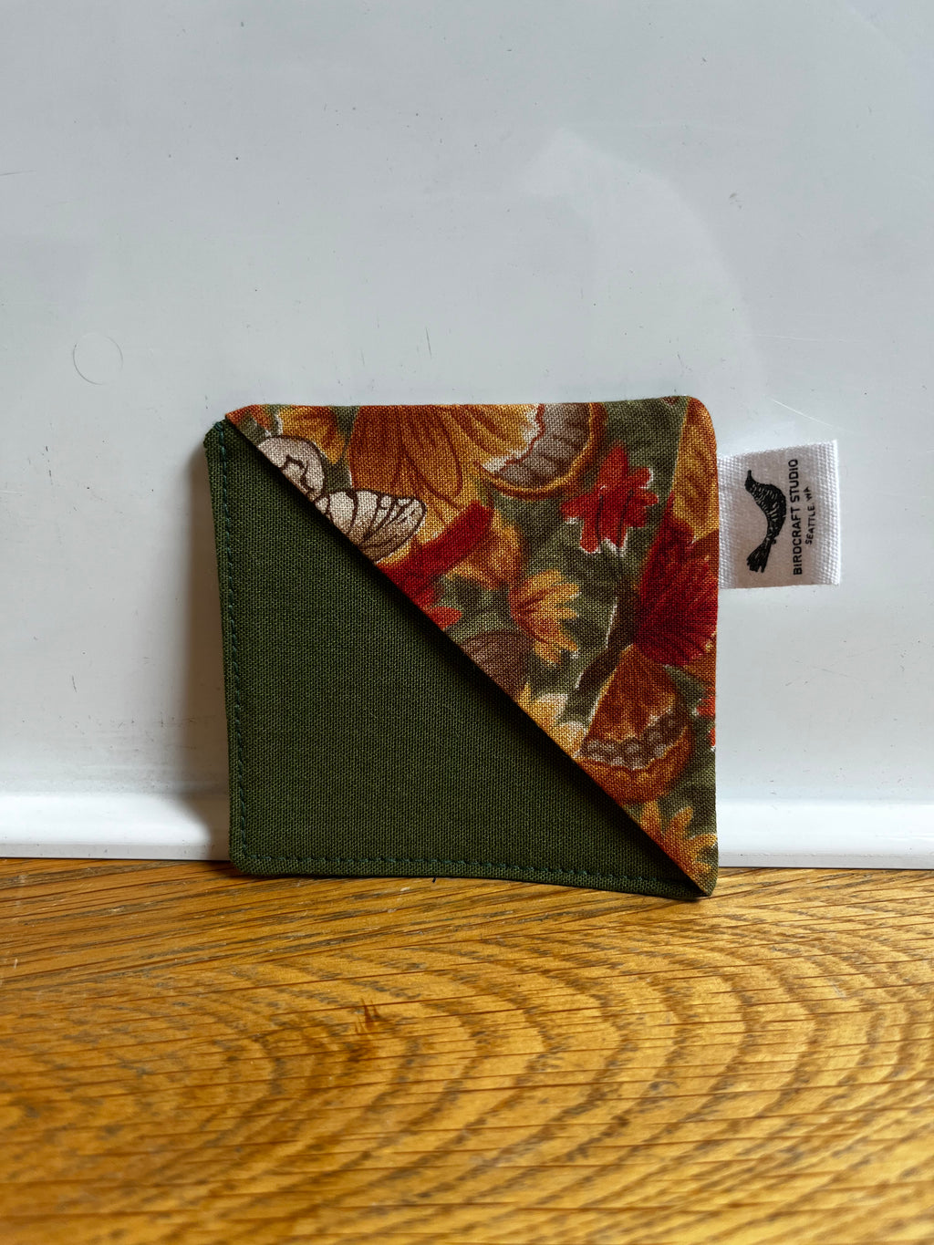 Green Large Flowers Bookmark