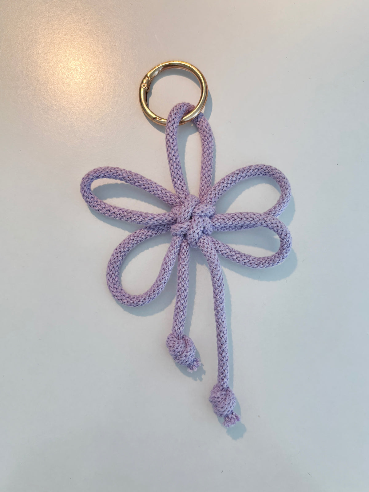 Hana Knot Charm in Lavender