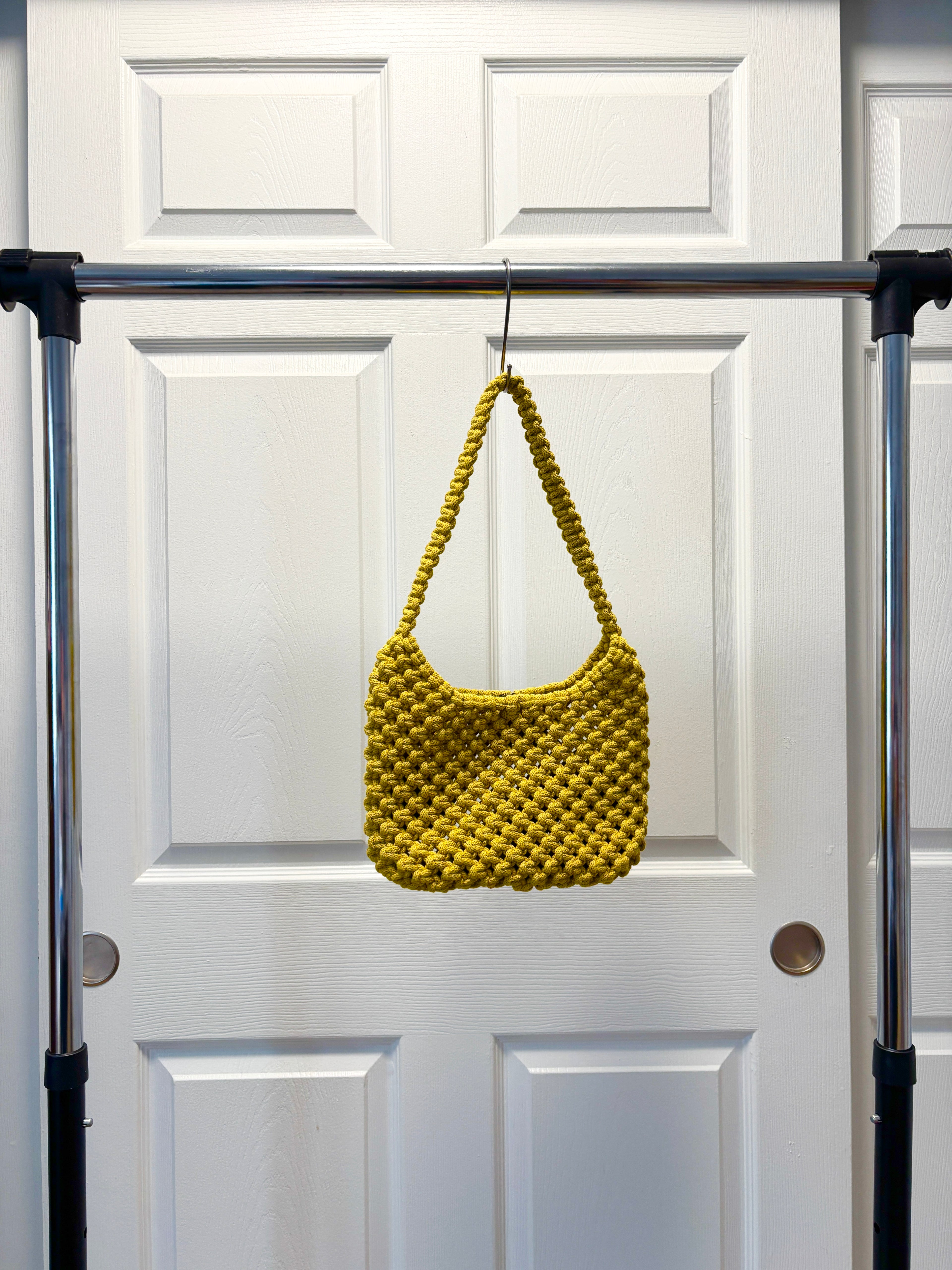 Mini Shoulder Bag in Chartreuse