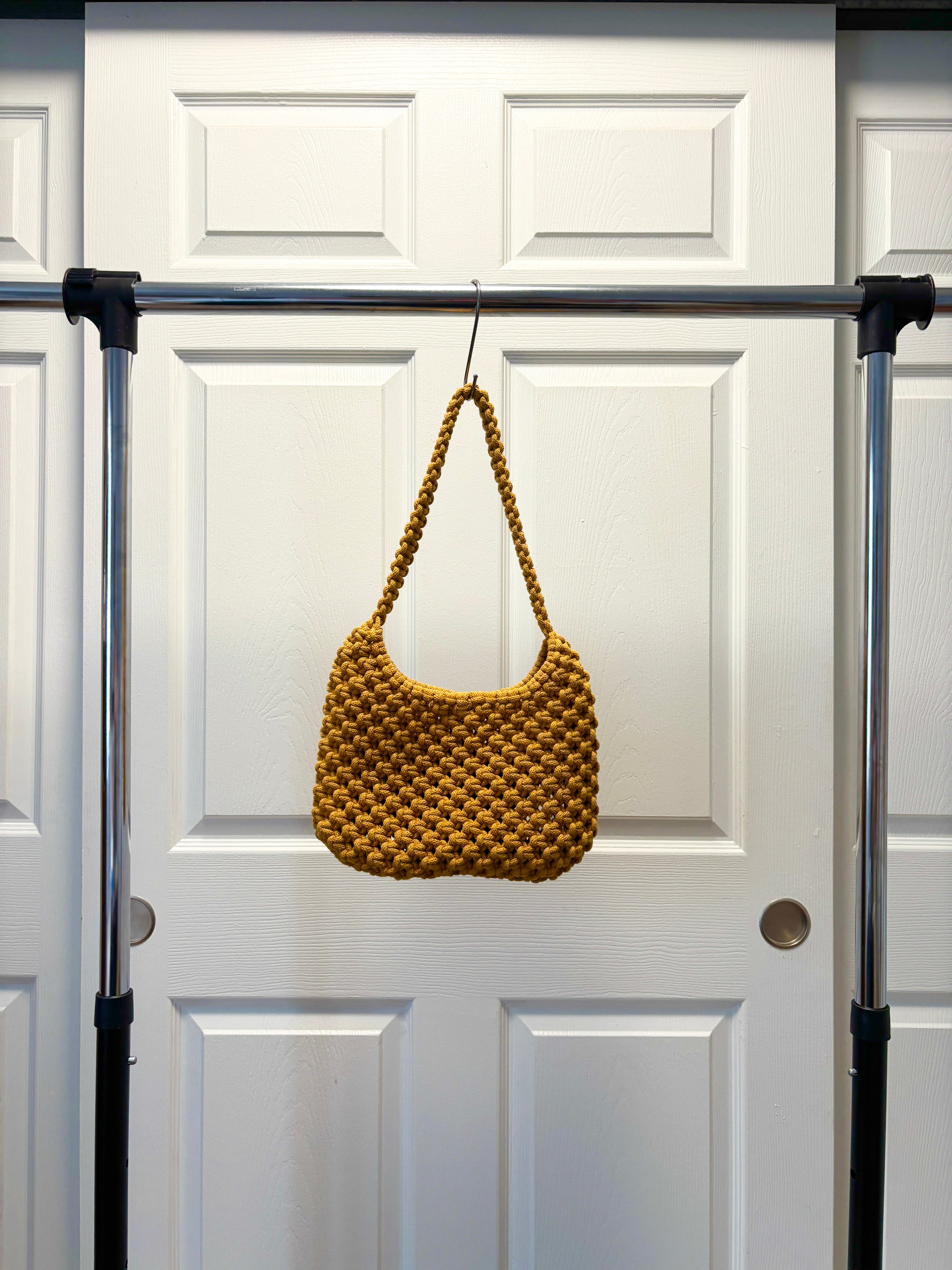 Mini Shoulder Bag in Mustard