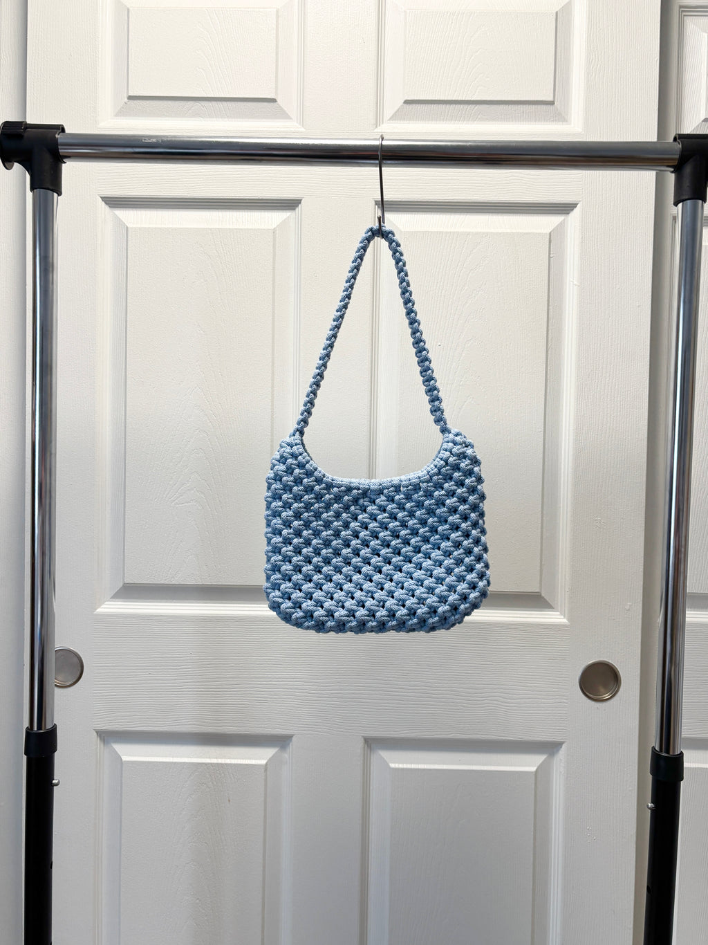 Mini Shoulder Bag in Sky Blue