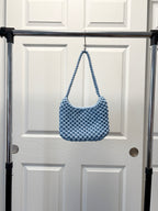 Mini Shoulder Bag in Sky Blue
