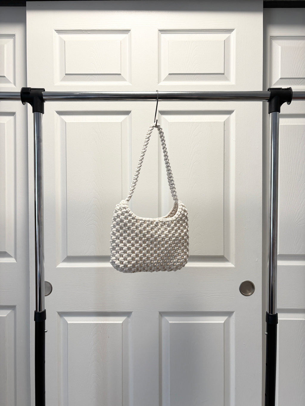 Mini Shoulder Bag in White