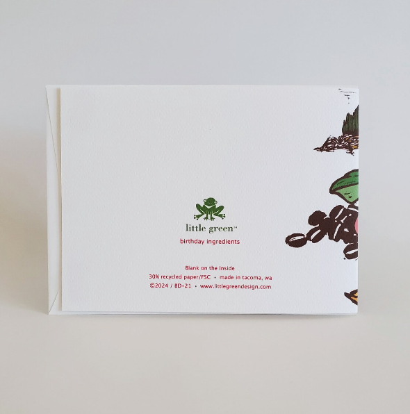 Birthday Ingredients Greeting Card