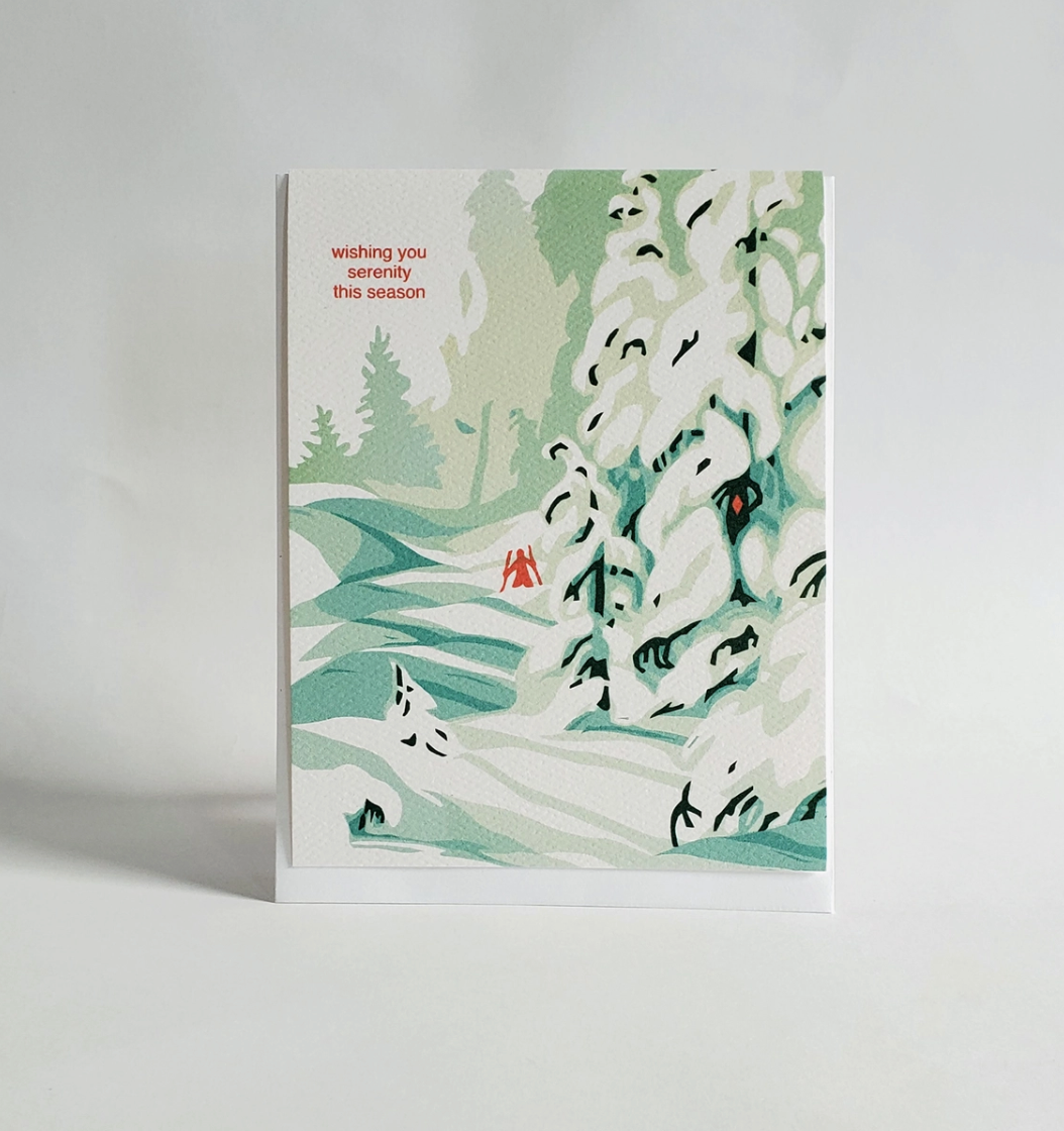 Wishing You Serenity This Holiday Greeting Card