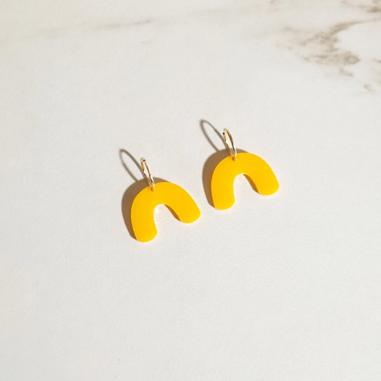 Mini Arch Hoop Earrings
